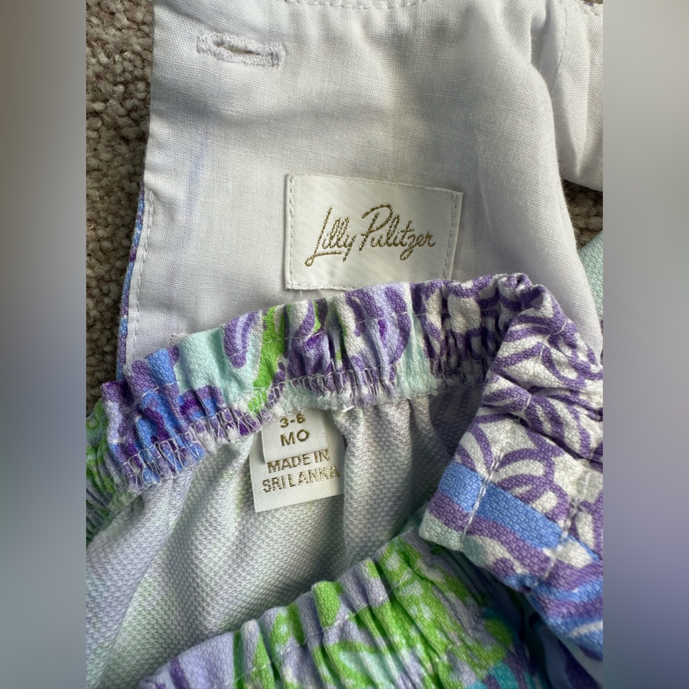 Lilly Pulitzer College Print Cotton Shift Dress & Bloomers - Picture 4 of 4